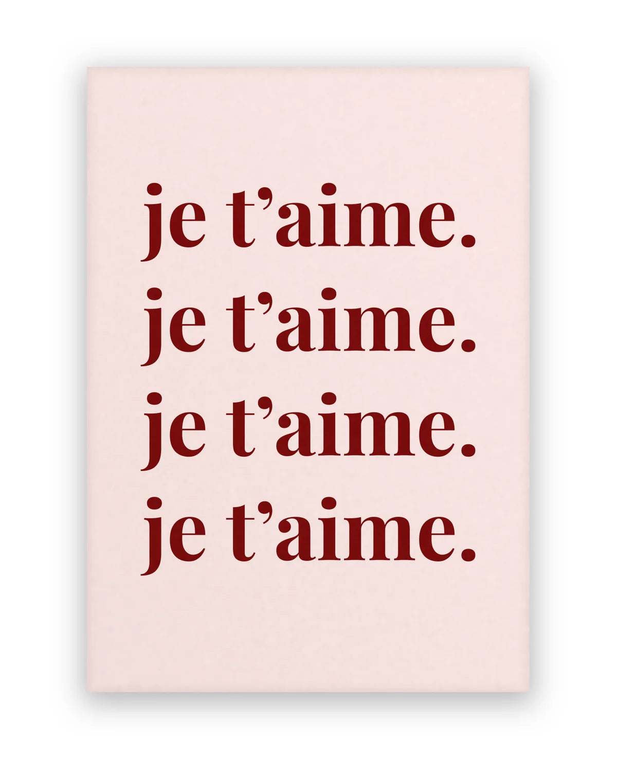 Je t'aime