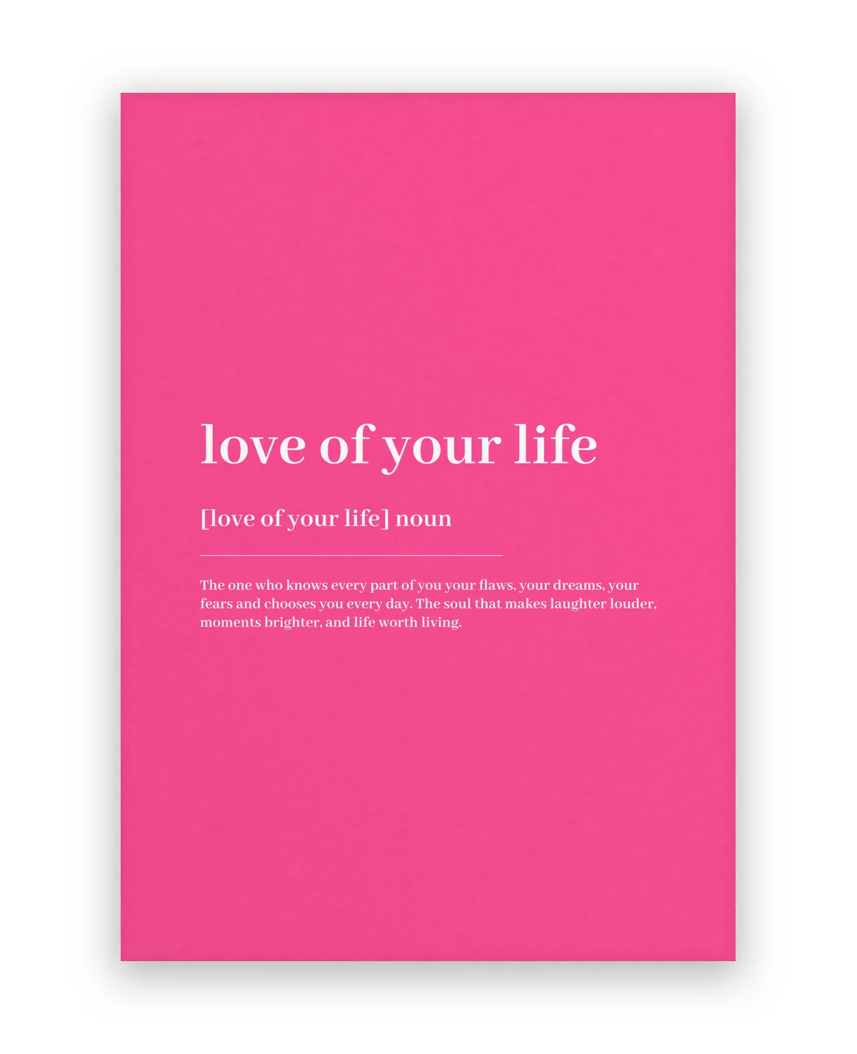 Love of your Life Fuchsia