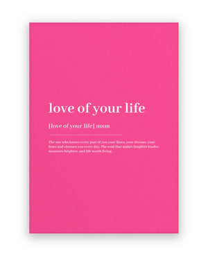 Love of your Life Fuchsia